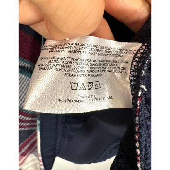 Orvis fleece lined plaid shacket preppy 90s sz XL - Picture 7 of 8